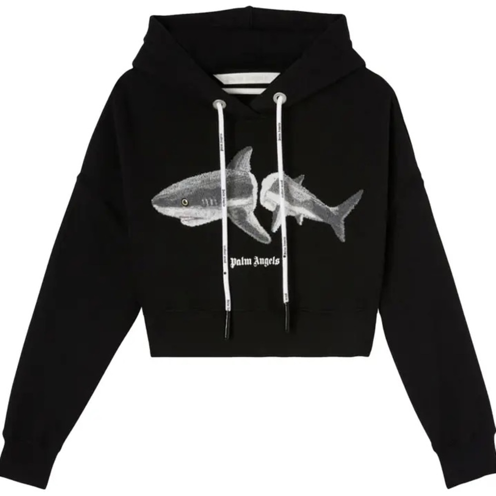 NWT Palm Angels Shark cotton hoodie